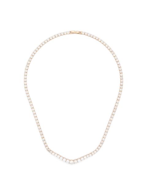 maje zirconia stones clasp fastening Necklace