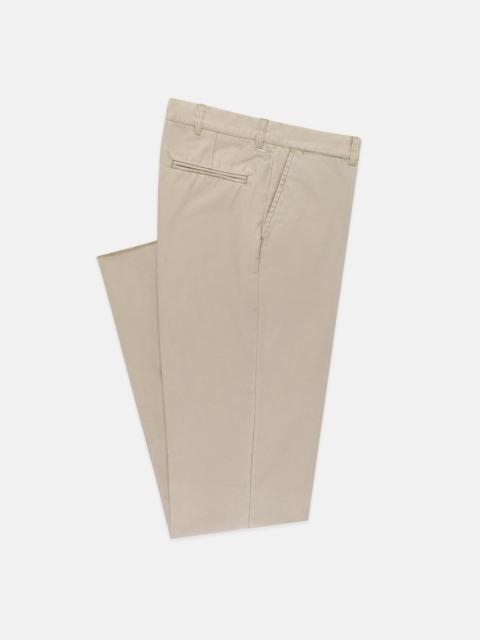 J. PRESS KHAKI WASHED CANVAS CAPE COD PANT