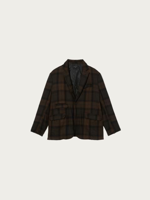 Engineered Garments Andover Jacket - Brown/Black Worsted Wool Plaid