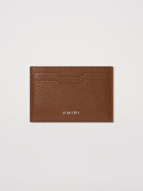 AMIRI ICONIC EMBOSSED LEATHER CARD HOLDER