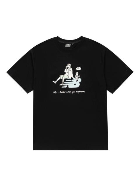 New Balance New Balance x PK Graphic Tee 'Black White' 5ED26011-BK