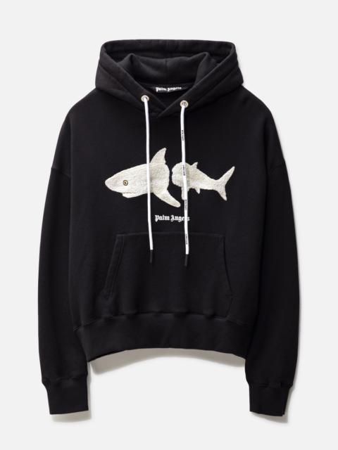 Palm Angels WHITE SHARK HOODIE
