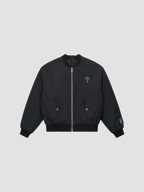 RTA Men's Curva Ultra Rowan Studded Bomber Jacket - Black