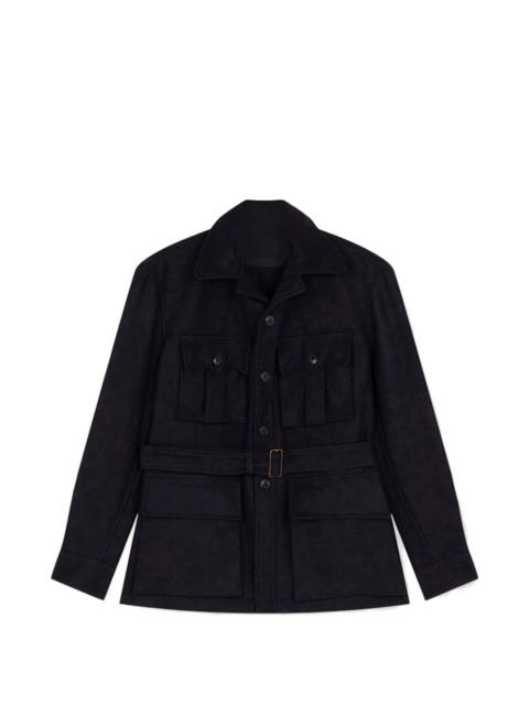 FORTELA Clint belted chest-pocket jacket