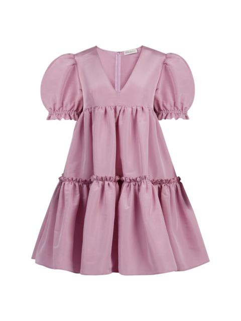 NINA RICCI V-neck short-sleeve dress