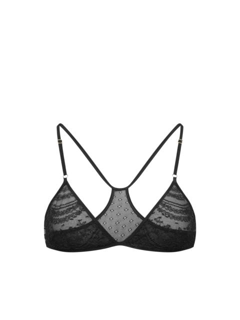 TOM FORD WAVE LACE RACERBACK TRIANGLE BRALETTE