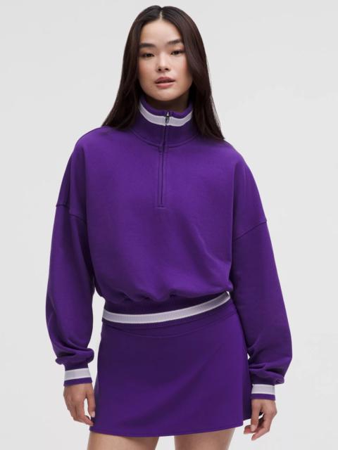 lululemon Perfectly Oversized Ringer Funnel-Neck Half Zip