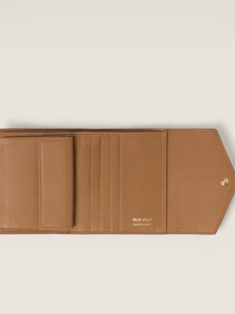 Miu Miu Small leather wallet