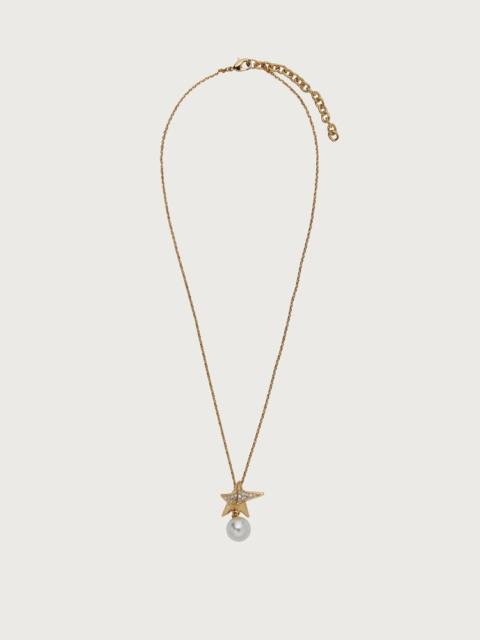 FERRAGAMO NECKLACE WITH STAR PENDANT