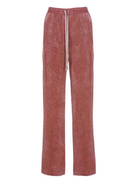 Rick Owens drawstring velvet trousers