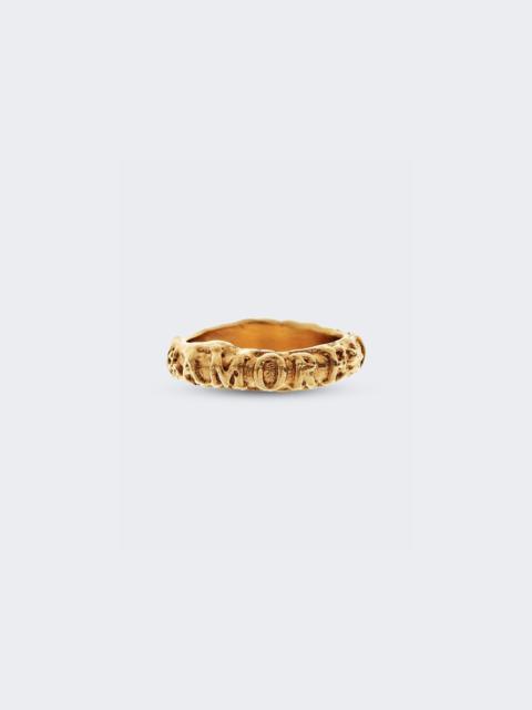 ALIGHIERI The Amore Ring 24k Gold Plated Sterling Silver