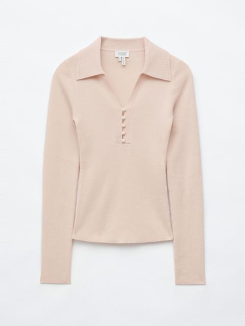 & Other Stories Button-Detail Wool Top
