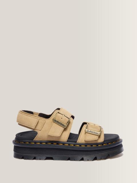 Dr. Martens Zebzag Suede Platform Sandals
