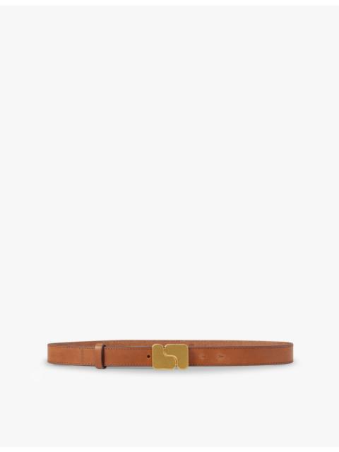 soeur Ninon logo-buckle leather belt