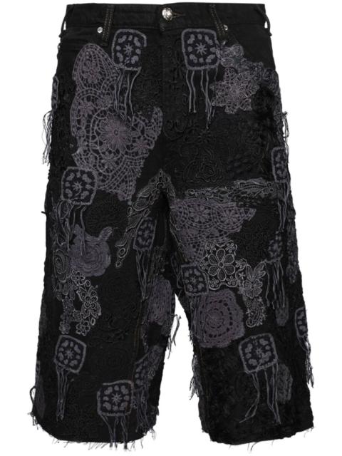 EARTHLING VIP Poetic Lust denim shorts