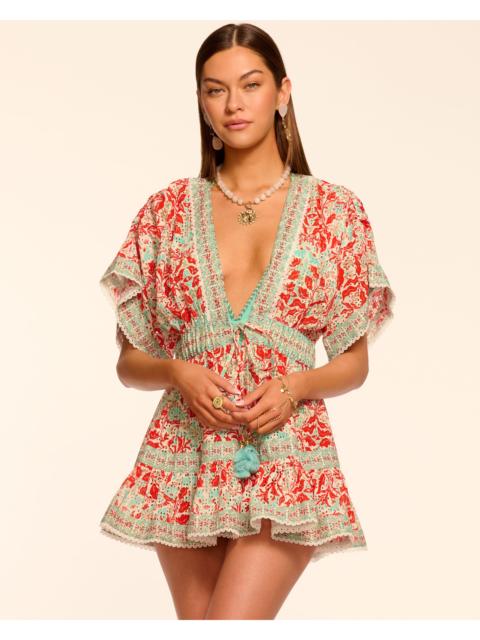 RAMY BROOK Margo Eyelet Coverup Mini Dress