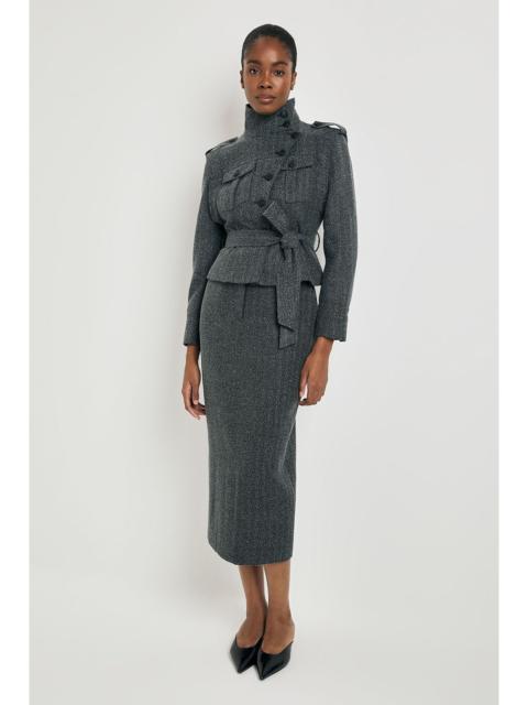 KAREN MILLEN Boucle Pencil Skirt