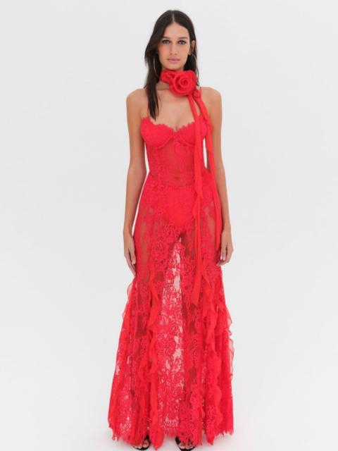 For Love & Lemons Shirley Lace Maxi Dress