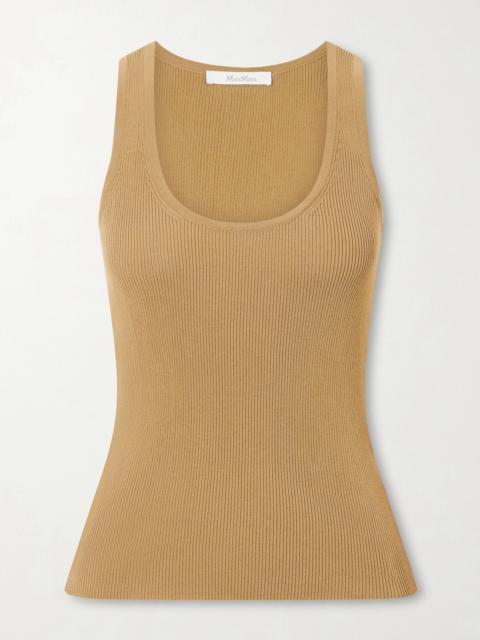 Max Mara Ribbed Woven Tank