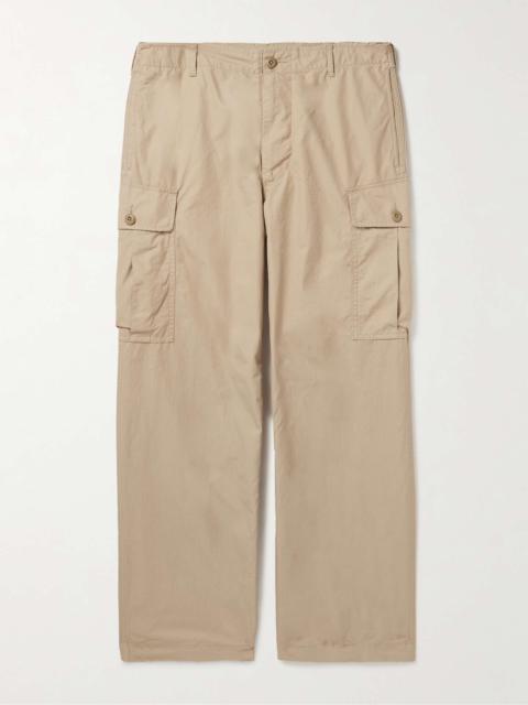 Straight-Leg Cotton-Ripstop Cargo Trousers