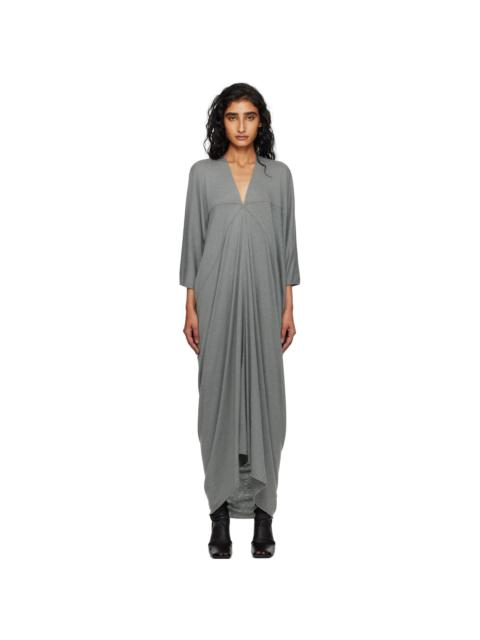 Rick Owens Gray Concordians Kite Maxi Dress