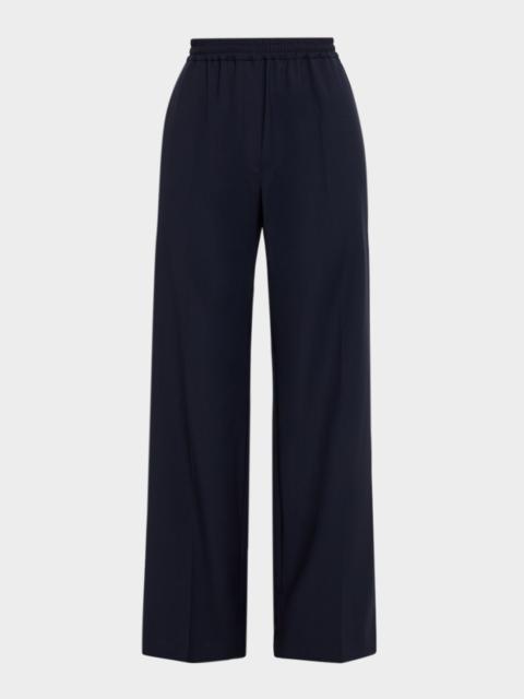 WEEKEND Max Mara Straight-Leg Stretch Wool Trousers