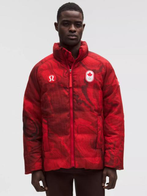 lululemon Team Canada Men's Wunder Puff Translucent 600-Down-Fill Jacket *COC Logo