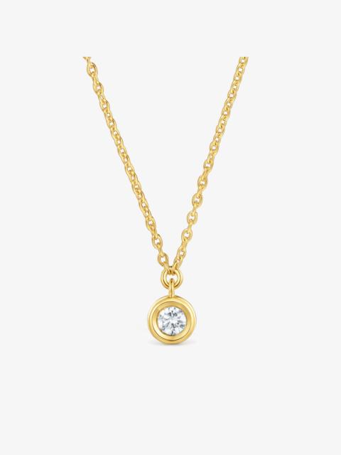 TOUS Short Necklace with 18K gold vermeil and laboratory-grown diamond Line LGD