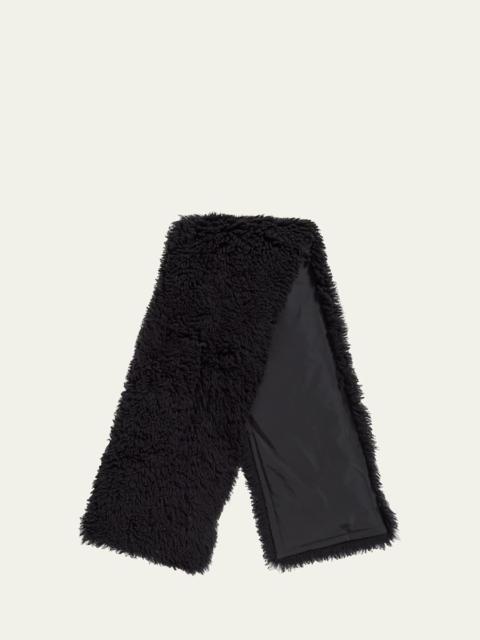 Yves Salomon Sheep Shearling Scarf