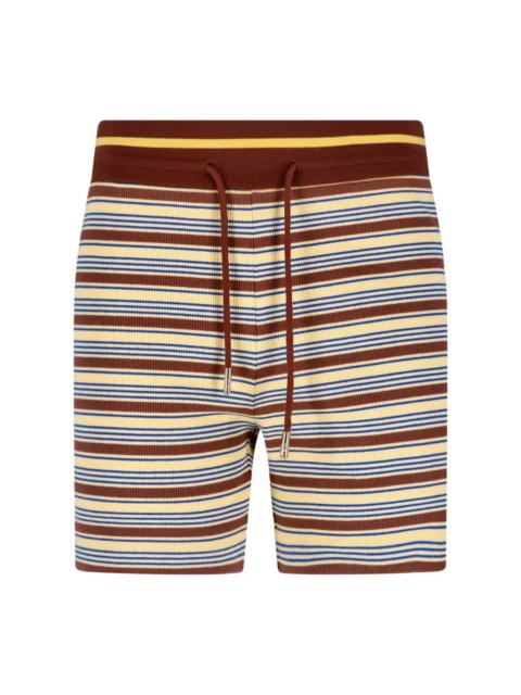 FENDI COTTON KNIT SHORTS