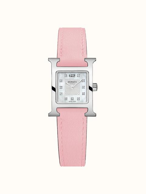 Hermès Heure H watch, 17.2 x 17.2 mm