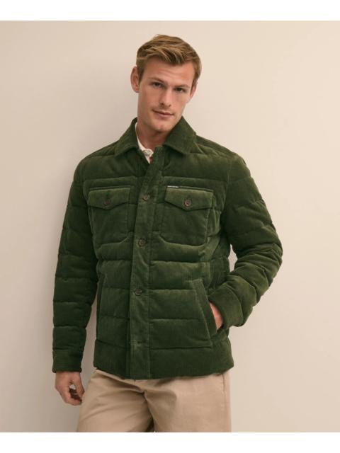 Brooks Brothers Cotton Wide-Wale Quilted Corduroy Jacket