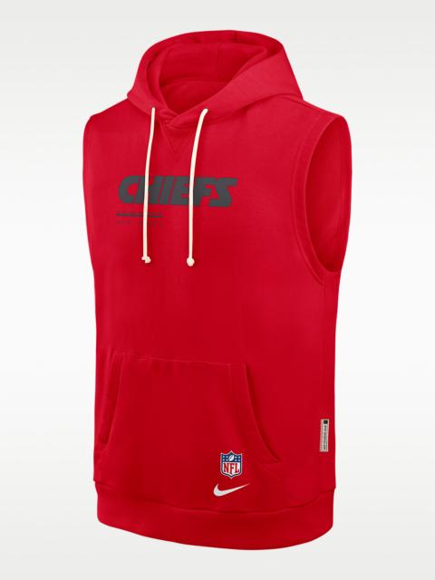 Nike Kansas City Chiefs Sideline Men's Nike Dri-FIT NFL Sleeveless Pullover Hoodie