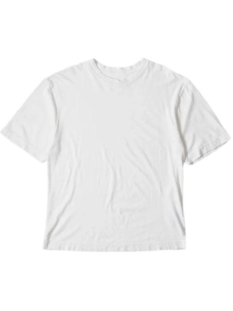 MARGARET HOWELL MHL Simple T-Shirt Organic Cotton Linen Jersey White