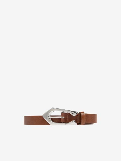 IRO engraved-buckle leather belt