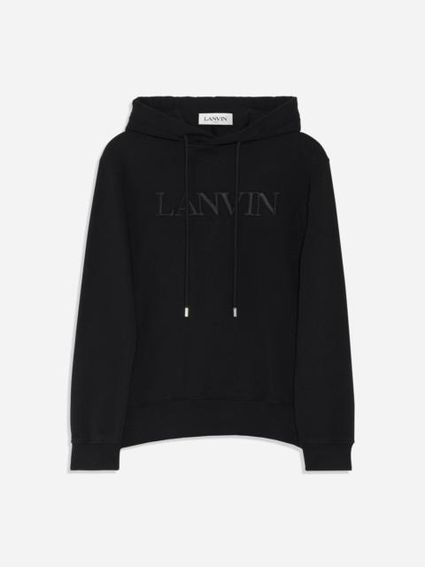 LANVIN PARIS EMBROIDERED HOODED SWEATER
