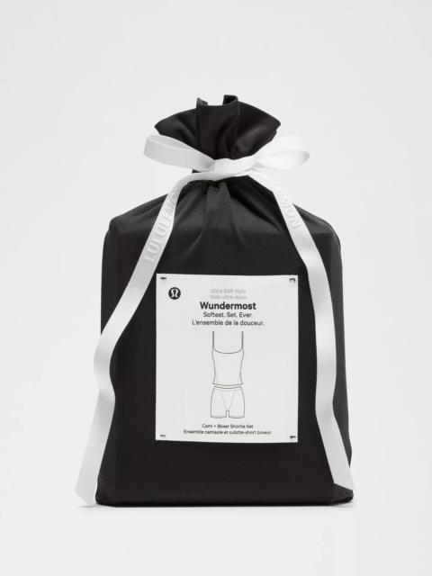 lululemon Wundermost Ultra-Soft Nulu Cami and Boxer Shortie Set