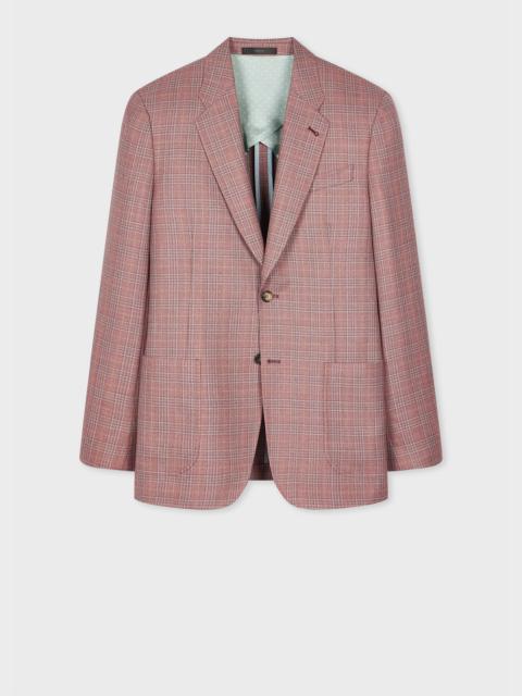 Paul Smith Red Check Wool Buggy Lined Blazer
