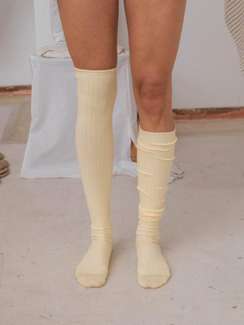 BASERANGE Overknee Socks - Organic Cotton Rib