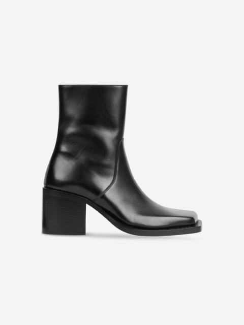 BALENCIAGA Men's Cut 80mm Bootie in Black