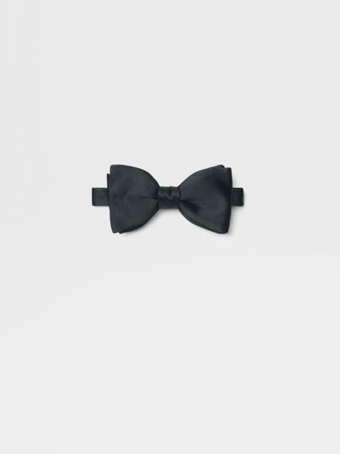 ZEGNA DARK BLUE SILK BOWTIE