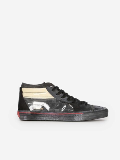 The Kooples THE KOOPLES X HIDN-ANDER BLACK HIGH-TOP SNEAKERS