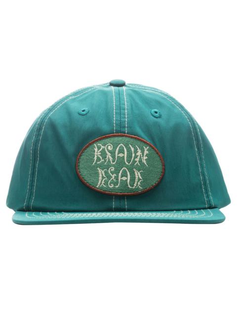 BRAIN DEAD BRAIN DEAD BUGS LYFE 6 PANEL CAP - TEAL