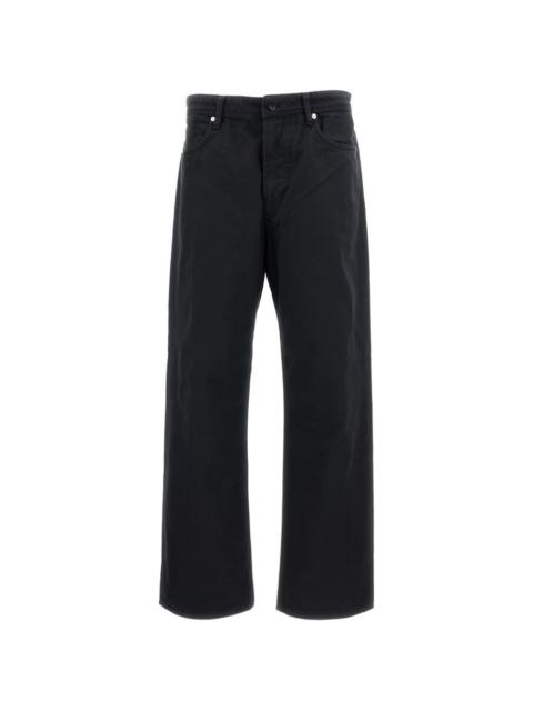 Stone Island black wide-leg jeans
