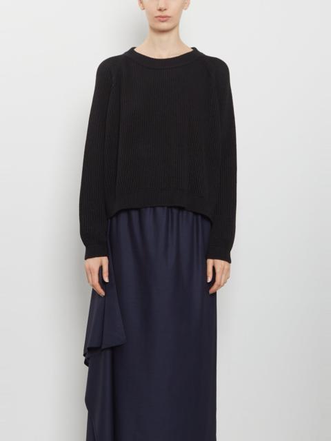 DUŠAN Ribbed Linen Cashmere Silk Sweater