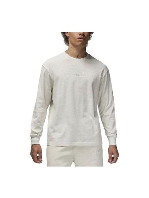 Air Jordan Wordmark Long-Sleeve T-Shirt 'White' FJ0702-141