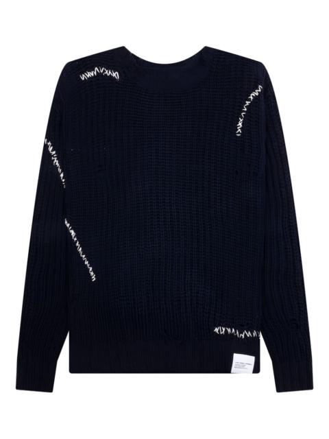 トップス NEIGHBORHOOD PATCHWORK SAVAGE SWEATER 新品 NEIGHBORHOOD PATCHWORK SAVAGE SWEATER
