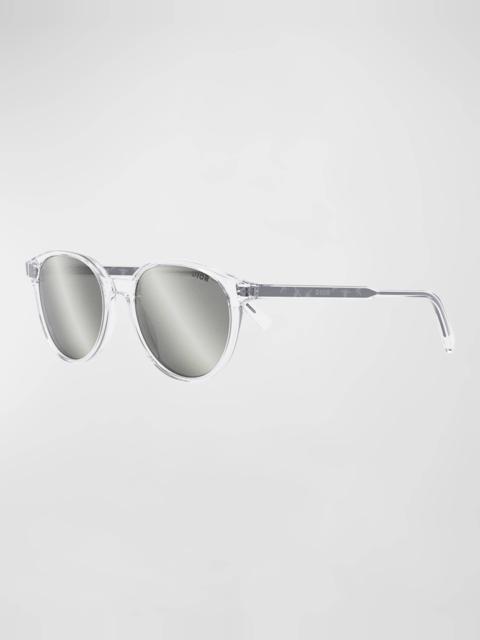 Men's Acetate Round Sunglasses
