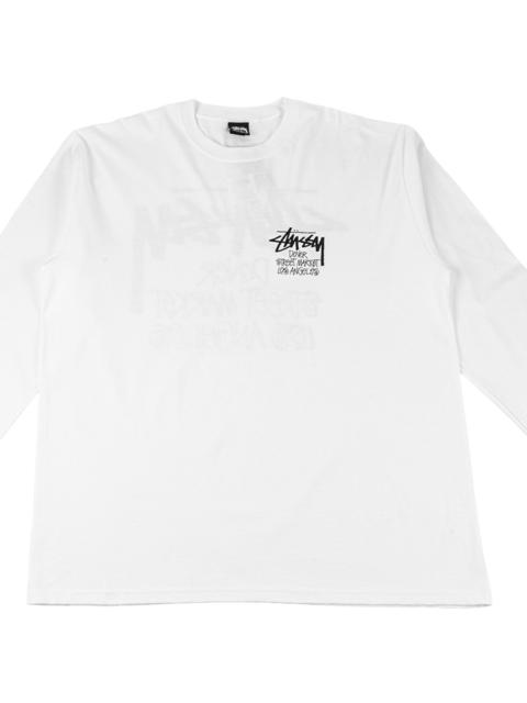 Stüssy Dover Street Market Long Sleeve Tee "White" STUS535