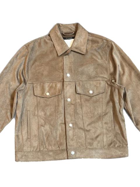 Song for the Mute Worker Jacket "Twill Suede Knit - Brown" 261 MJK052 SKNTBRN